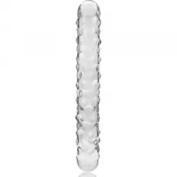 Nebula series by ibiza - modelo 15 dildo cristal borosilicato 18.5 cm -o- 3 cm