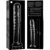 Nebula series by ibiza - modelo 16 dildo cristal borosilicato 18.5 cm -o- 3 cm - 4