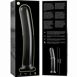 Nebula series by ibiza - modelo 17 dildo cristal borosilicato 18.5 cm -o- 3 cm
