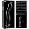 Nebula series by ibiza - modelo 18 dildo cristal borosilicato 18.5 cm -o- 3.5 cm - 4