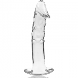Nebula series by ibiza - modelo 19 dildo cristal borosilicato 18.5 cm -o- 4 cm