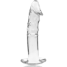 Nebula series by ibiza - modelo 19 dildo cristal borosilicato 18.5 cm -o- 4 cm - 3