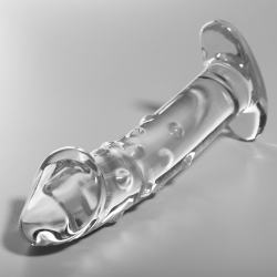 Nebula series by ibiza - modelo 19 dildo cristal borosilicato 18.5 cm -o- 4 cm