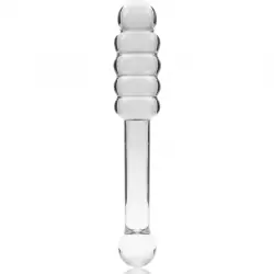 Nebula series by ibiza - modelo 20 dildo cristal borosilicato 20.5 cm -o- 3 cm