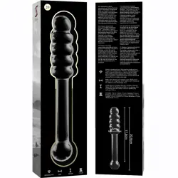 Nebula series by ibiza - modelo 20 dildo cristal borosilicato 20.5 cm -o- 3 cm