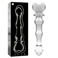 Nebula series by ibiza - modelo 21 dildo cristal borosilicato 20.5 cm -o- 3.5 cm