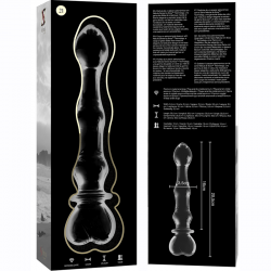 Nebula series by ibiza - modelo 21 dildo cristal borosilicato 20.5 cm -o- 3.5 cm