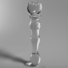 Nebula series by ibiza - modelo 21 dildo cristal borosilicato 20.5 cm -o- 3.5 cm - 5