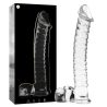 Nebula series by ibiza - modelo 23 dildo cristal borosilicato 21.5 cm -o- 4 cm - 1