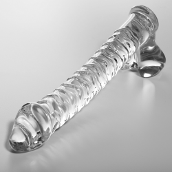 Nebula series by ibiza - modelo 23 dildo cristal borosilicato 21.5 cm -o- 4 cm