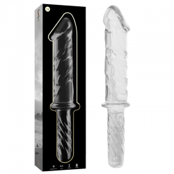 Nebula series by ibiza - modelo 24 dildo cristal borosilicato 28.5 cm -o- 5 cm