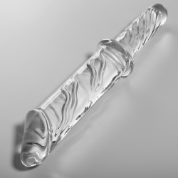 Nebula series by ibiza - modelo 24 dildo cristal borosilicato 28.5 cm -o- 5 cm