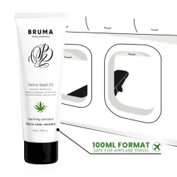 Bruma - gel deslizante con aceite de semilla efecto calor sabor cannabis 100 ml Bruma - gel deslizante con aceite de semilla efecto calor sabor cannabis 100 ml