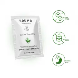Bruma - gel deslizante con aceite de semilla efecto calor sabor cannabis 6 ml Bruma - gel deslizante con aceite de semilla efecto calor sabor cannabis 6 ml