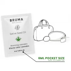 Bruma - gel deslizante con aceite de semilla efecto calor sabor cannabis 6 ml Bruma - gel deslizante con aceite de semilla efecto calor sabor cannabis 6 ml