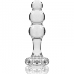 Nebula series by ibiza - modelo 1 plug cristal borosilicato 10.5 cm -o- 3 cm