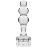 Plug de cristal Nebula modelo 1 transparente
