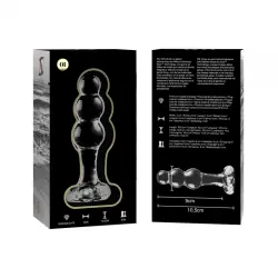 Nebula series by ibiza - modelo 1 plug cristal borosilicato 10.5 cm -o- 3 cm