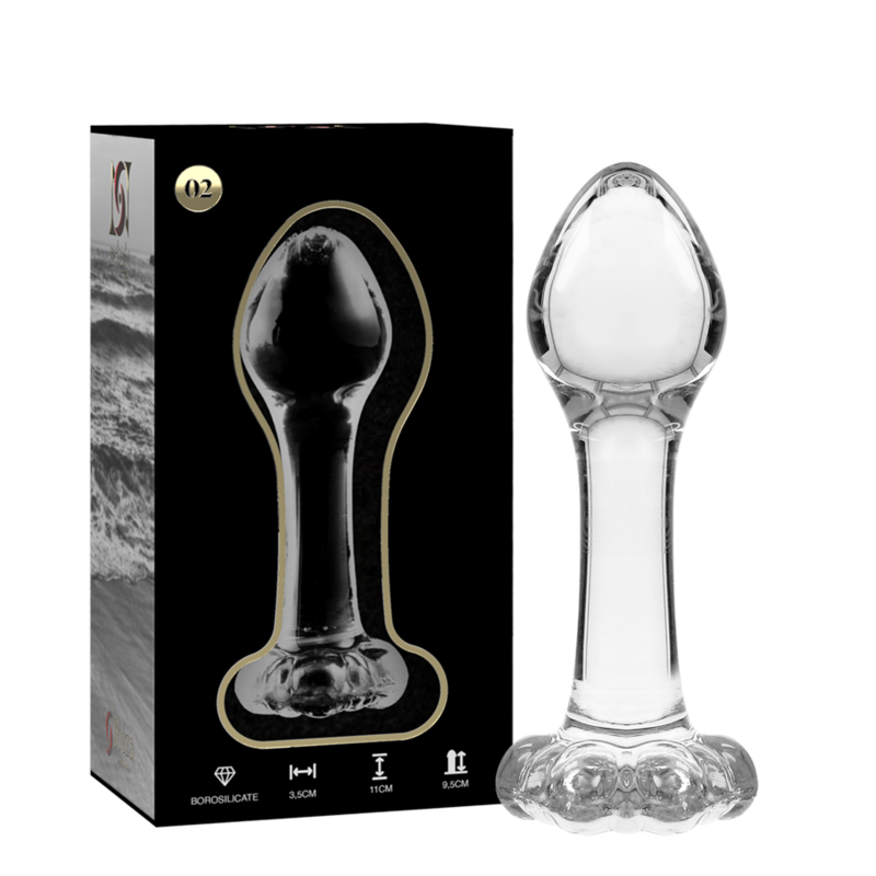 Nebula series by ibiza - modelo 2 plug cristal borosilicato 11 cm -o- 3.5 cm - - 1