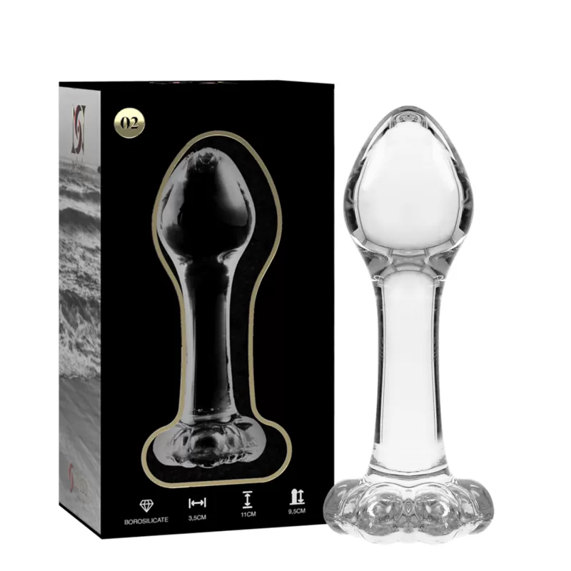 Nebula series by ibiza - modelo 2 plug cristal borosilicato 11 cm -o- 3.5 cm