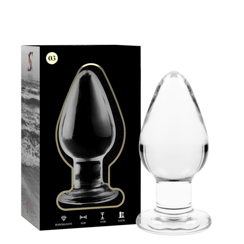 Nebula series by ibiza - modelo 3 plug cristal borosilicato 11 cm -o- 5 cm - - 1