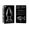 Nebula series by ibiza - modelo 3 plug cristal borosilicato 11 cm -o- 5 cm - 4