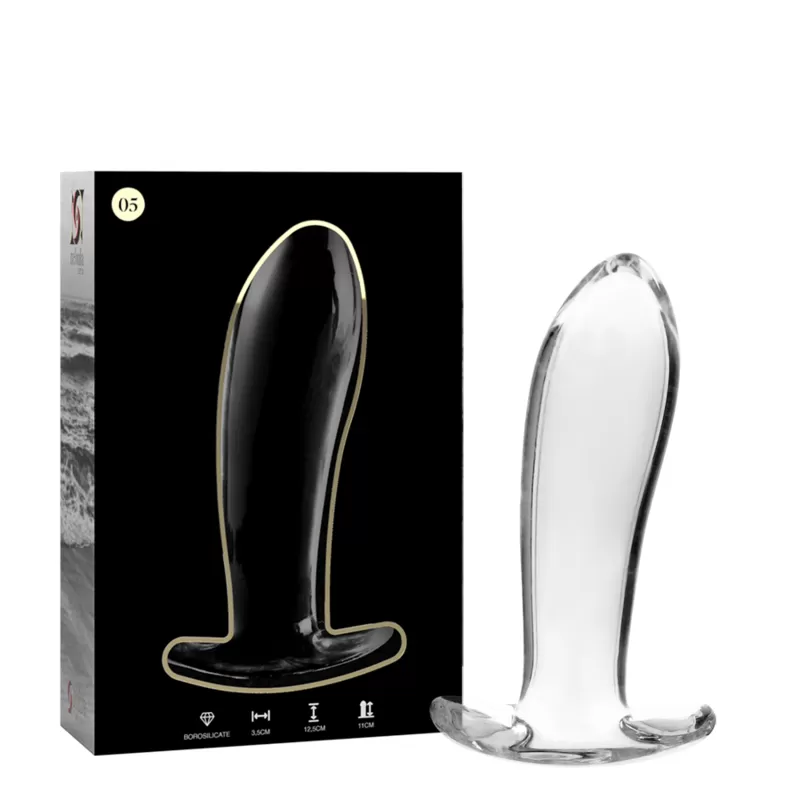 Nebula series by ibiza - modelo 5 plug cristal borosilicato 12.5 cm -o- 3.5 cm