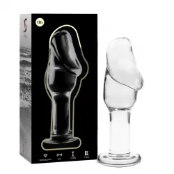 Nebula series by ibiza - modelo 6 plug cristal borosilicato 12.5 cm -o- 4 cm
