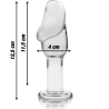 Nebula series by ibiza - modelo 6 plug cristal borosilicato 12.5 cm -o- 4 cm - 2