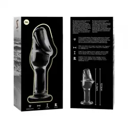 Nebula series by ibiza - modelo 6 plug cristal borosilicato 12.5 cm -o- 4 cm