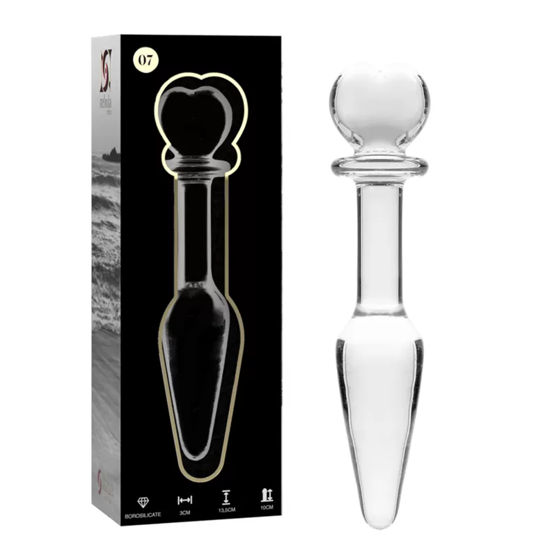 Nebula series by ibiza - modelo 7 plug cristal borosilicato 13.5 cm -o- 3 cm