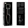 Nebula series by ibiza - modelo 7 plug cristal borosilicato 13.5 cm -o- 3 cm - 4