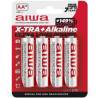 Aiwa - x-tra alkaline pila alcalina aa lr6 blister*4 - 1