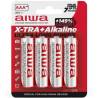 Aiwa - x-tra alkaline pila alcalina aaa lr03 blister*4 - 1