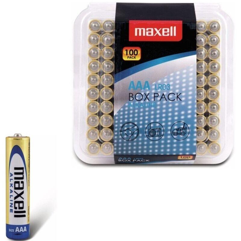 Maxell - pila alcalina aaa lr03 pack*100 pilas Maxell - pila alcalina aaa lr03 pack*100 pilas