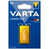 Varta - longlife pila alcalina 9v lr61 blister*1 - 1