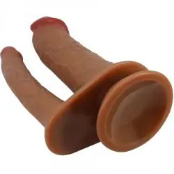 Pretty love - goran doble dildo realístico natural mulato