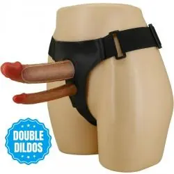 Pretty love - keaven harness briefs universal & comfortable doble dildo