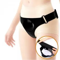 Pretty love - harness briefs universal con dildo vibración y squirting 15.5 cm mulato