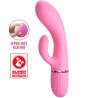 Vibrador rabbit Pretty Love Marski rosa de silicona