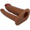 Pretty love - yairon funda para pene doble con extensión de 4 cm mulato - 3