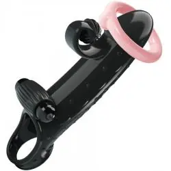 Romance - funda para pene con vibración negro