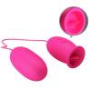 Pretty love - daisy huevo vibrador + lengua estimuladora de clítoris rosa - 3