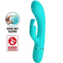 Pretty love - scocco vibrador rabbit turquesa