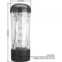 Pretty love - tamara masturbador masculino vibrador multivelocidad negro