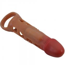 Pretty love - preston funda para pene con vibración de 18 cm
