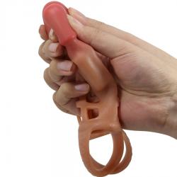 Pretty love - preston funda para pene con vibración de 18 cm