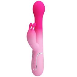 Pretty love - dejon vibrador rabbit 3 en 1 multifunción rosa - - 2