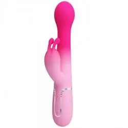Pretty love - dejon vibrador rabbit 3 en 1 multifunción rosa