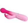 Pretty love - dejon vibrador rabbit 3 en 1 multifunción rosa - 4